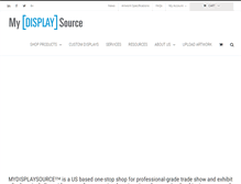 Tablet Screenshot of mydisplaysource.com